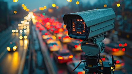 Poster - Modern Traffic Management: Speed Camera Installation