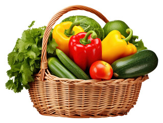 Sticker - PNG PNG Vegetable basket plant food.