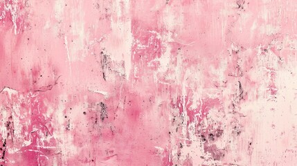 Poster - Subtle grunge texture on a pink background in a sophisticated detailed pattern