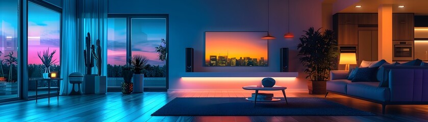Poster - AI Powered Smart Home Interior Automation with Lighting Temperature and Security Control