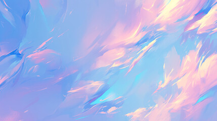 Poster - A blend of pastel colors with luminous effects, suitable for imaginative copy space backgrounds or expressive art