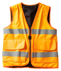 Sticker - PNG Vest white background protection lifejacket.