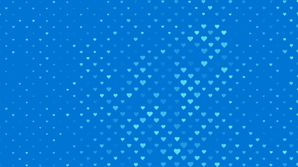 Aufkleber - Blue Healthcare Medical Heart Symbols Pattern. Hospital Website Design Elements Background. Medical Tech Background. Vector Illustration.