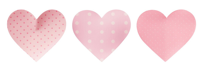 Canvas Print - Pink heart sticky note png on transparent background