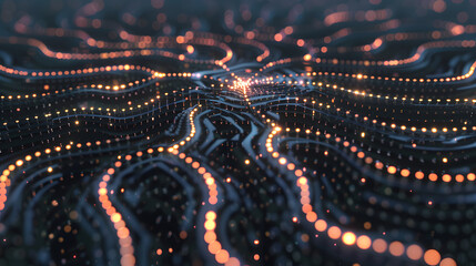 Poster - Abstract Digital Electronic Background