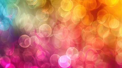 Sticker - Colorful Abstract Blur Background