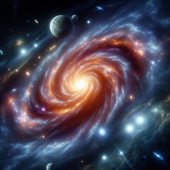 Wall Mural -  Great Attractor Space space containing a region of galaxies tha