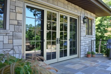 Wall Mural - Swinging Patio Doors