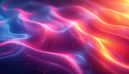 Wall Mural - Abstract neon light airy smooth background