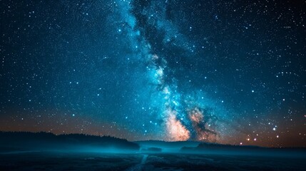 Wall Mural - sky and  Star at night