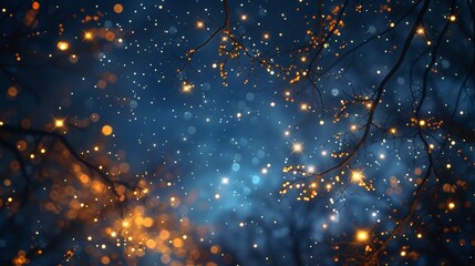 Wall Mural - sky and  Star at night