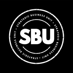 Poster - sbu strategic business unit - profit center which focuses on product offering and market segment, ac