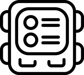 Poster - Electronic device with buttons and a screen displaying important information, suggesting technological advancement and connectivity