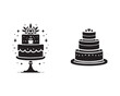 © creativedesign - birthday cake Silhouette Illustration Vector Graphic Design Art Shadow Shape design