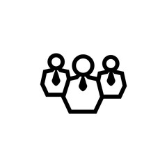Aufkleber - Company Staff Icon Ideal for Team and Workforce Designs