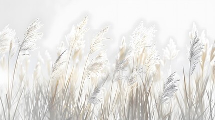  grass on white background
