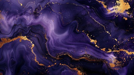 Stunning and bold advertising with deep violet and gold hues, rich marble veins, elegant and dramatic event promotion, artistic and sophisticated 8K , high-resolution, ultra HD,up32K HD