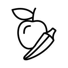 Poster - Fruits and Vegetables Icon Perfect for Nutrition and Healthy Eating Designs
