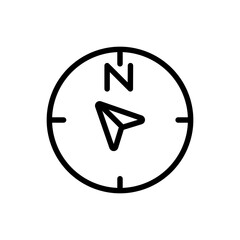 Poster - Navigation Arrow Icon Ideal for Maps and Directional Tools