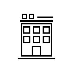 Aufkleber - Penthouse Icon Ideal for Luxury Real Estate and High-End Living Designs