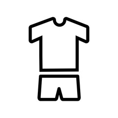 Poster - Sportswear Icon Perfect for Athletic and Fitness Apparel Themes