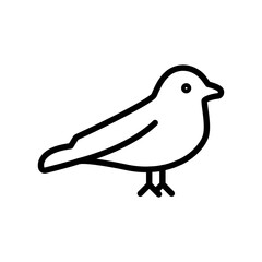 Poster - Bird Icon Ideal for Wildlife and Nature Illustrations