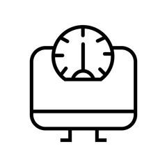 Poster - Network Speed Test Icon Perfect for Internet and Connectivity Illustrations