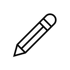Aufkleber - Pencil Icon Perfect for Writing and Educational Themes