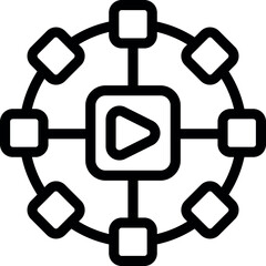 Poster - Video marketing strategy is connecting with a target audience through digital channels