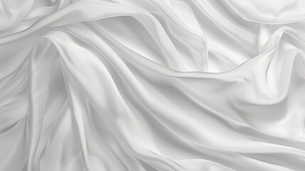 Poster - Abstract white cloth texture background
