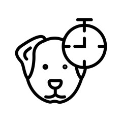 Poster - Dog Competition Icon Perfect for Pet Shows and Animal Events