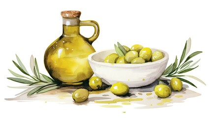 Wall Mural - Olive Oil