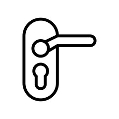 Poster - Door Knob Icon Ideal for Home and Interior Design Themes