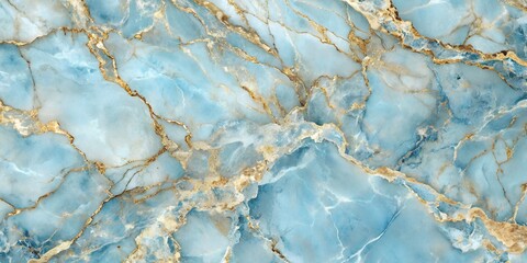  Soft blue marble texture with gold streaks