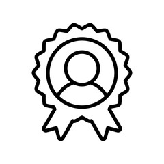 Poster - Premium Customer Icon Perfect for VIP and Loyalty Programs