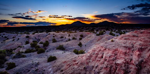 Madrid, New Mexico sunset