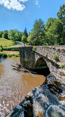 Wall Mural - PONT-ROMPU - SOLIGNAC (Haute-Vienne)