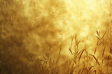 Canvas Print - Tall grass with sunlight shining through, great for outdoor or nature-themed projects