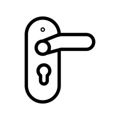 Poster - Door Knob Icon Perfect for Home and Interior Design Themes