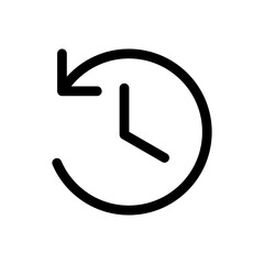 Poster - Counterclockwise Rotation Icon Ideal for Time and Movement Illustrations