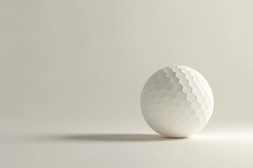 Poster - A single white egg resting on a flat surface, possibly used as a decorative element or in a still life setting
