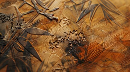 Poster - Close-up view of scissors on a table