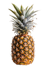 Wall Mural - Isolated PNG Pineapple Fruit, GENERATIVE AI