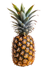 Wall Mural - Isolated PNG Pineapple Fruit, GENERATIVE AI