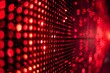© Alejandra - Digital display of red LED lights.  Technology and electronics