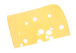 © Pixel-Shot - Tasty cheese slice on white background
