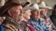 © Justlight - A group of experienced cowboys and cowgirls lead the poetry sessions sharing their wisdom and passion for cowboy culture with eager attendees.