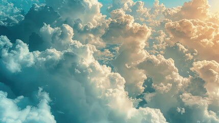 Wall Mural - Sky viewed from above