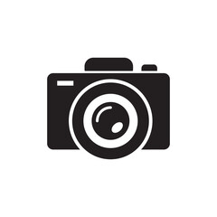 Camera icon, photo camera vector flat isolated. Modern simple snapshot photography sign. Instant Photo internet concept. Trendy symbol for website design, web button, mobile app. Logo illustration