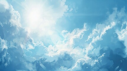 Wall Mural - Sky detail incorporated into high resolution background